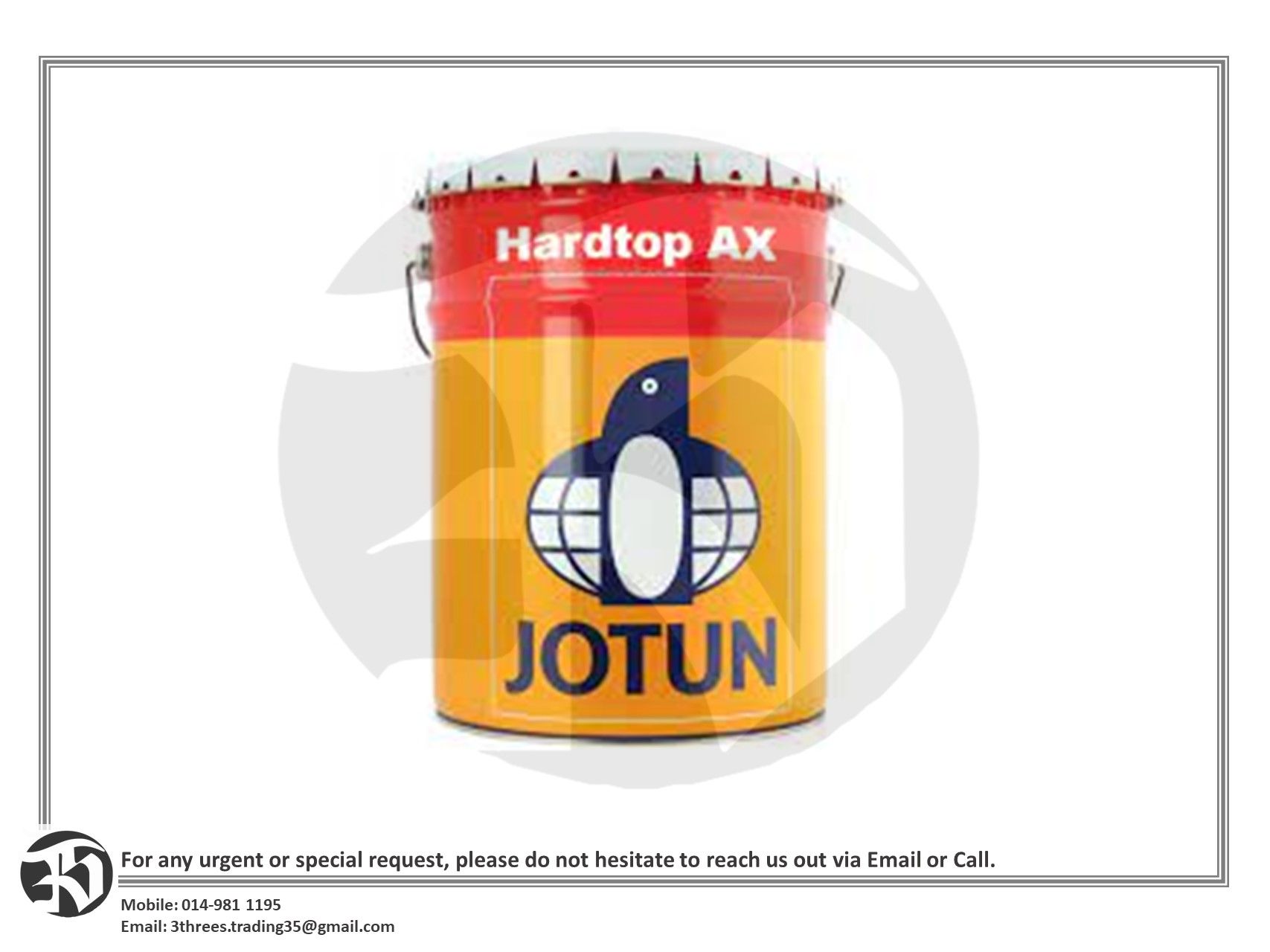 Jotun Hardtop AX - 5L Beige Red