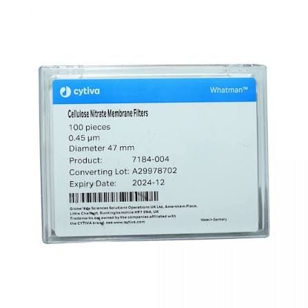 *WTMN (7184004) - Cellulose Nitrate Membrane Filter, 0.45um Pore Size, 47mm, 100 Pcs