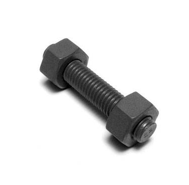 *Studbolt c/w 2x Heavy Hex Nuts SET ASTM A193-B7M (bolt) & A194-Gr.2HM (nut) Plain