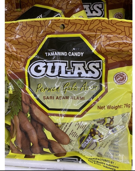 Gulas Gula-Gula Asam jawa [Tamarind candy] 76g