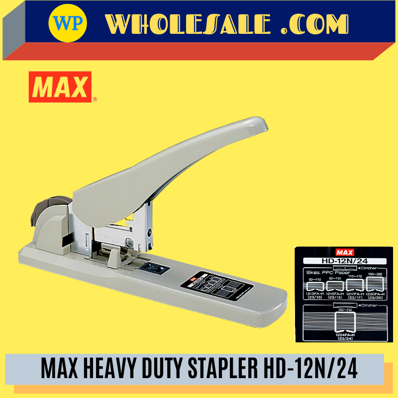 MAX HEAVY DUTY STAPLER HD-12N/24 / Max / Heavy Duty Stapler / HD-12N/24 / MAx Stapler / Max Heavy Duty Stapler