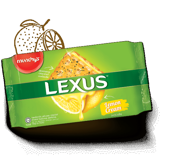 (Loose Pack) Lexus Lemon Sandwich 190 g
