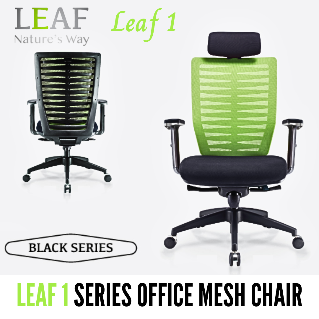CLASSIC CHAIR LEAF 1 ERGONOMIC OFFICE MESH CHAIR WITH NYLON LEG - FABRIC SEAT / CLASSIC CHAIR / MESH SERIES / LEAF 1 SERIES / ERGONOMIC MESH CHAIR / LEAF SERIES OFFICE CHAIR / ERGONOMIC OFFICE CHAIR / OFFICE CHAIR / MESH CHAIR / CHAIR / LEAF 1