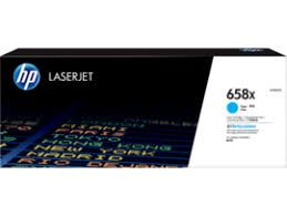 HP 658X High Yield LaserJet Toner Cartridge Cyan W2001X
