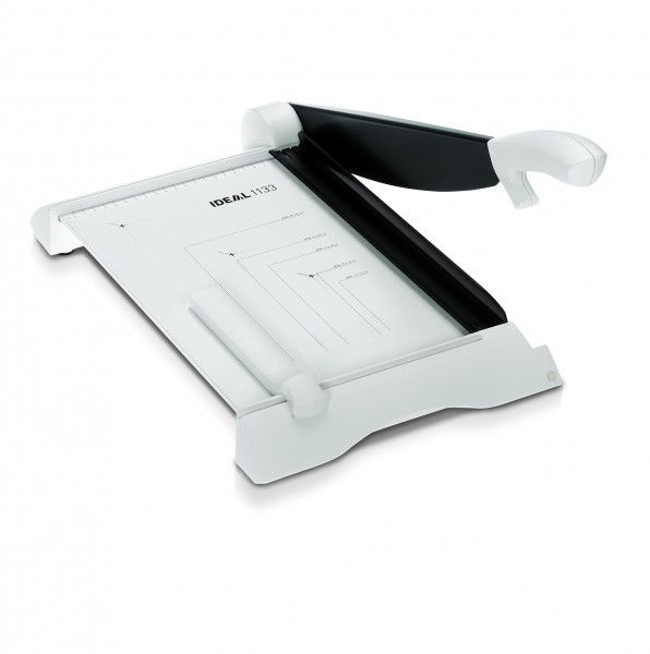 Ideal 1133 Attractively designed trimmer for A4 鈥�perfect for trimming digital photos(White Edition)