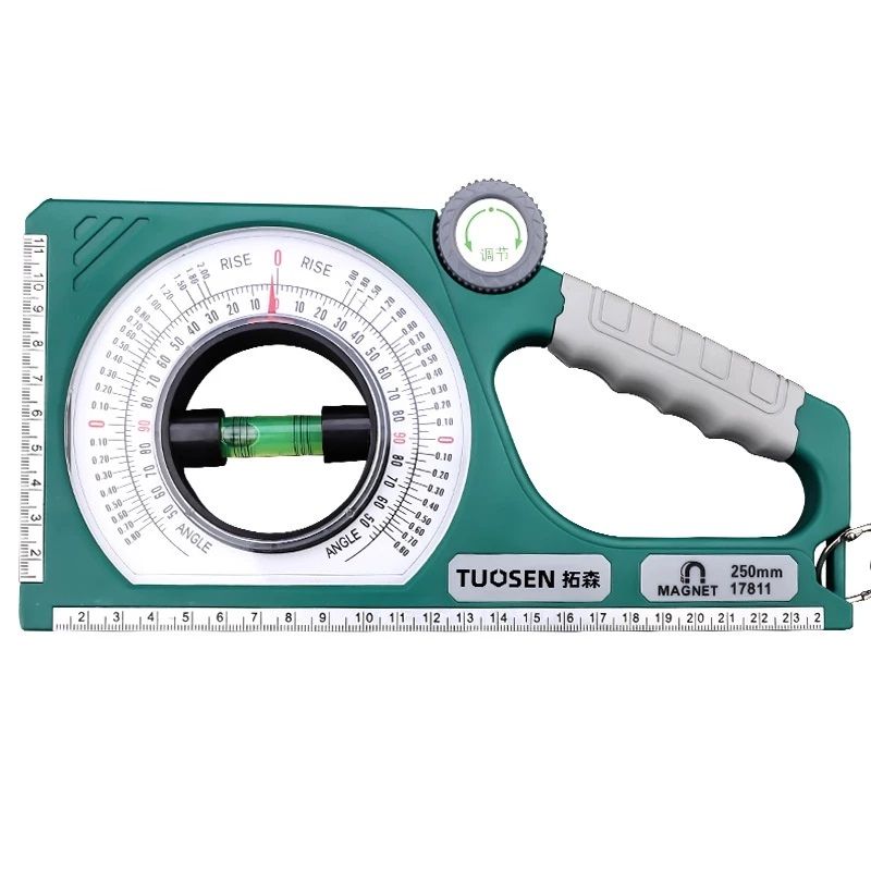 Tuo Sen Magnetic Slope Measuring Bevel Protractor Angle Level