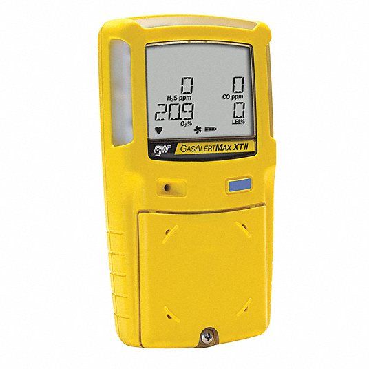 HONEYWELL Multi-Gas Detector Kit: Carbon Monoxide/Hydrogen Sulfide/Lower Explosive Limit/Oxygen/PID