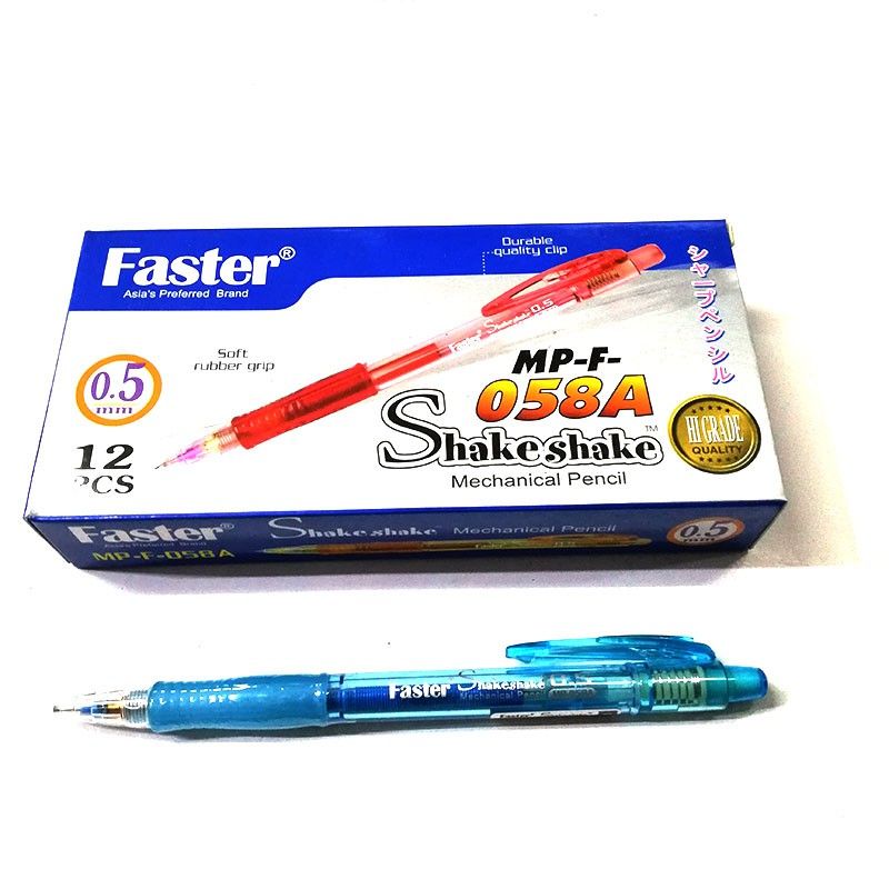 FASTER MECHANICAL PENCIL 0.5MM SHAKESHAKE MP-F-058A 12PCS
