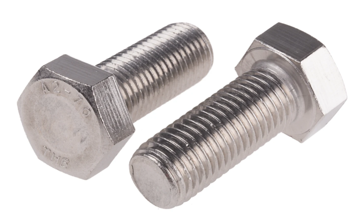 RS PRO Stainless Steel, Hex Bolt, M20 x 50.0mm - 10pc per set