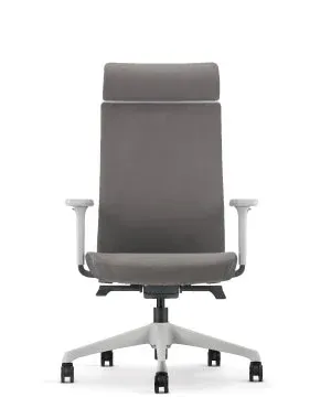 NEXUS SURFACE PRESIDENTIAL HIGH BACK CHAIR - SF8410P-24D91(BLACK ARM REST)