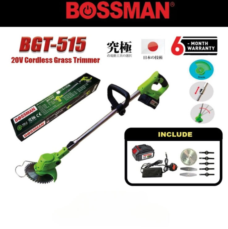 BOSSMAN 20V CORDLESS GRASS TRIMMER (BGT-515)