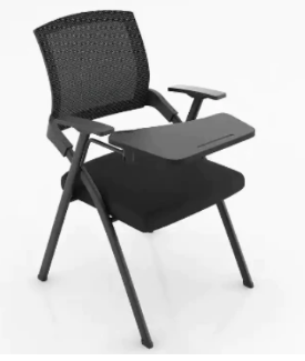 *Office Chair with Writing Board (Black)