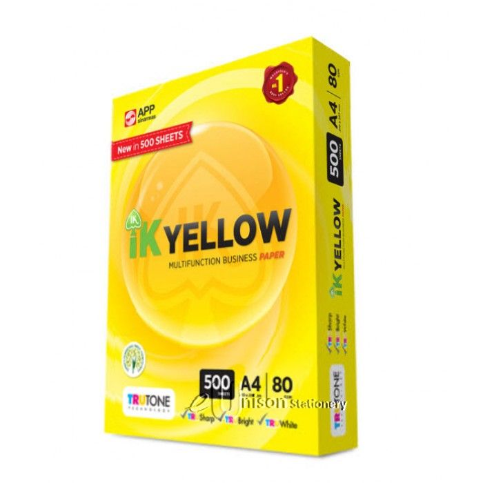 IK Yellow (Indah Kiat) A4 paper 80 gsm 500 Sheets