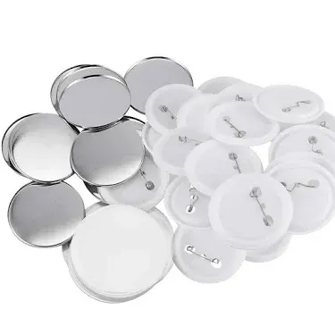 QP SAFETY PIN BUTTON BADGE MATERIAL 58MM(100PCS/PKT)