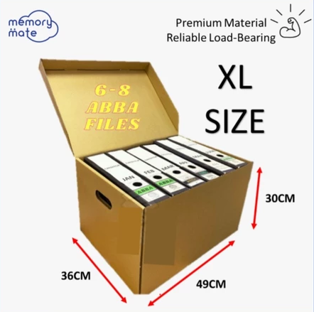 STORAGE BOX Document File SIZE XL - 49cm x 36cm x 30cm