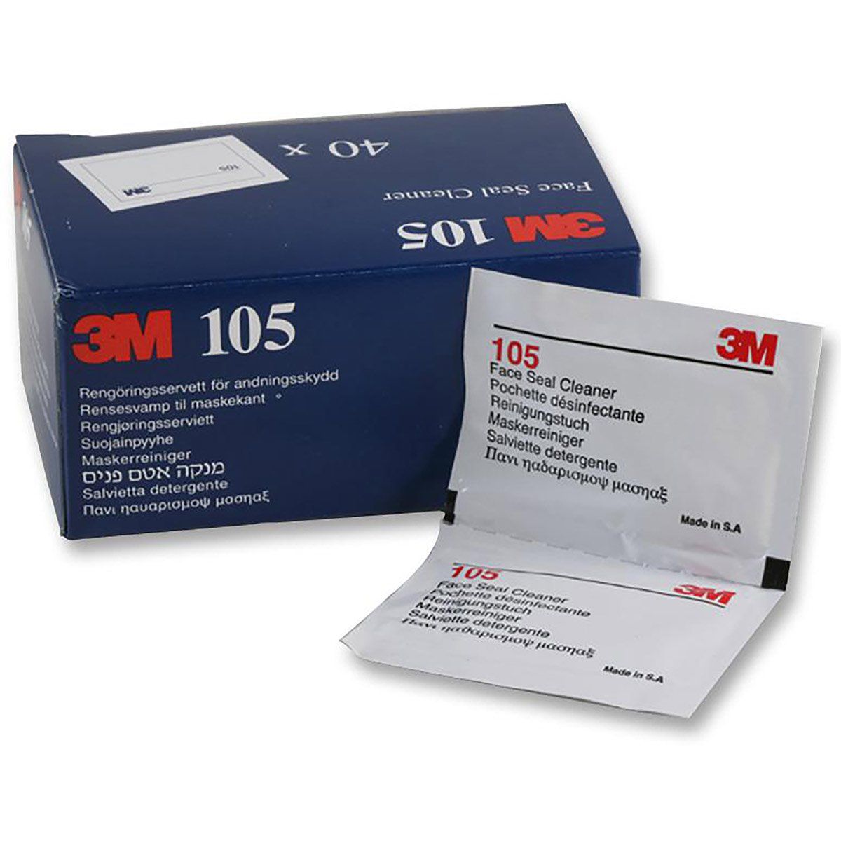 3M *3M 105 Face Seal Cleaner Wipes [40s]