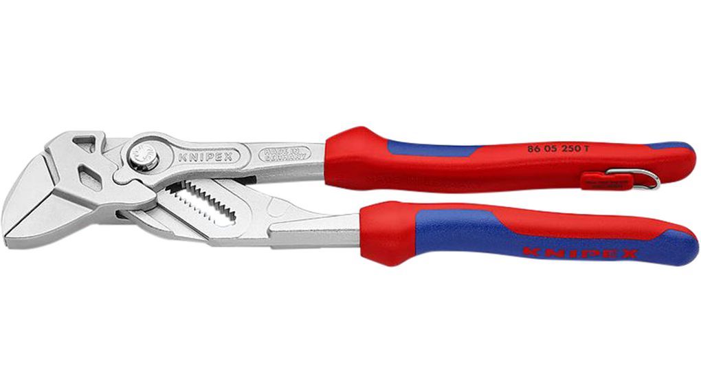 KNIPEX *Knipex 86 05 250 Chrome Vanadium Steel Pliers Wrench 10 in