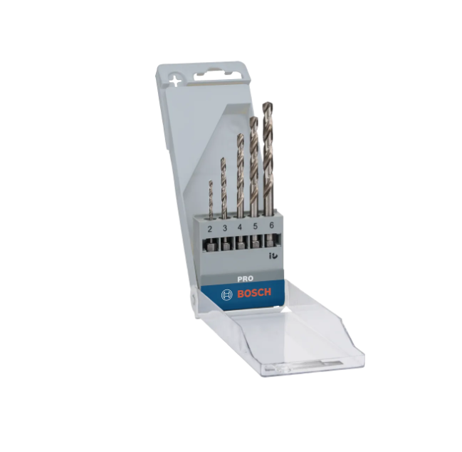 BOSCH PRO METAL HSS-G HEX TWIST DRILL BIT SET (5 PCS) (2608595517)