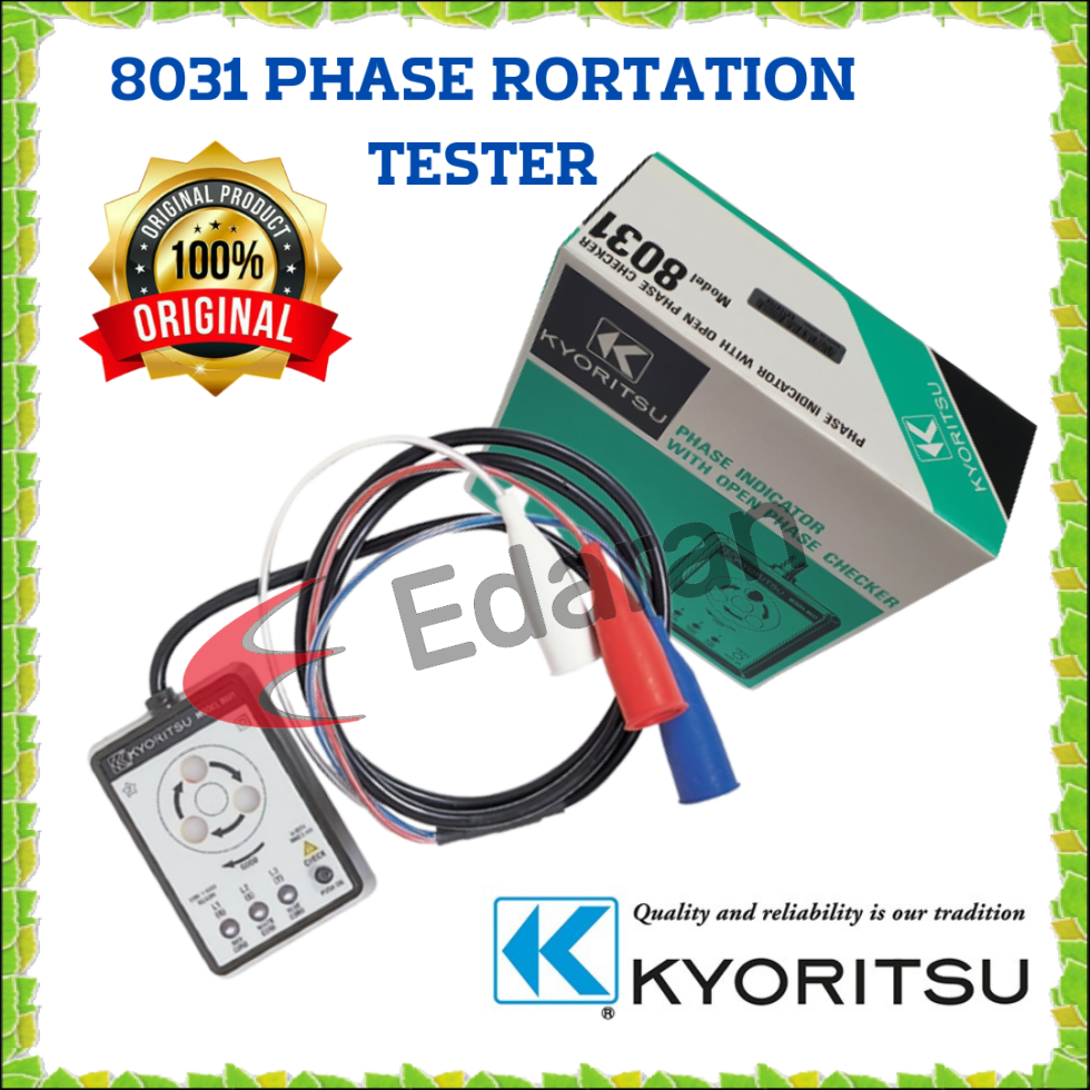 KYORITSU 8031 PHASE ROTATION TESTER
