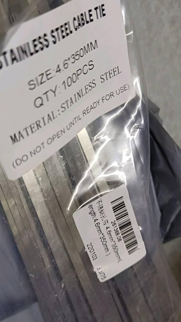 QS Stainless Steel Cable Tie 350mm (1pck-100pcs)