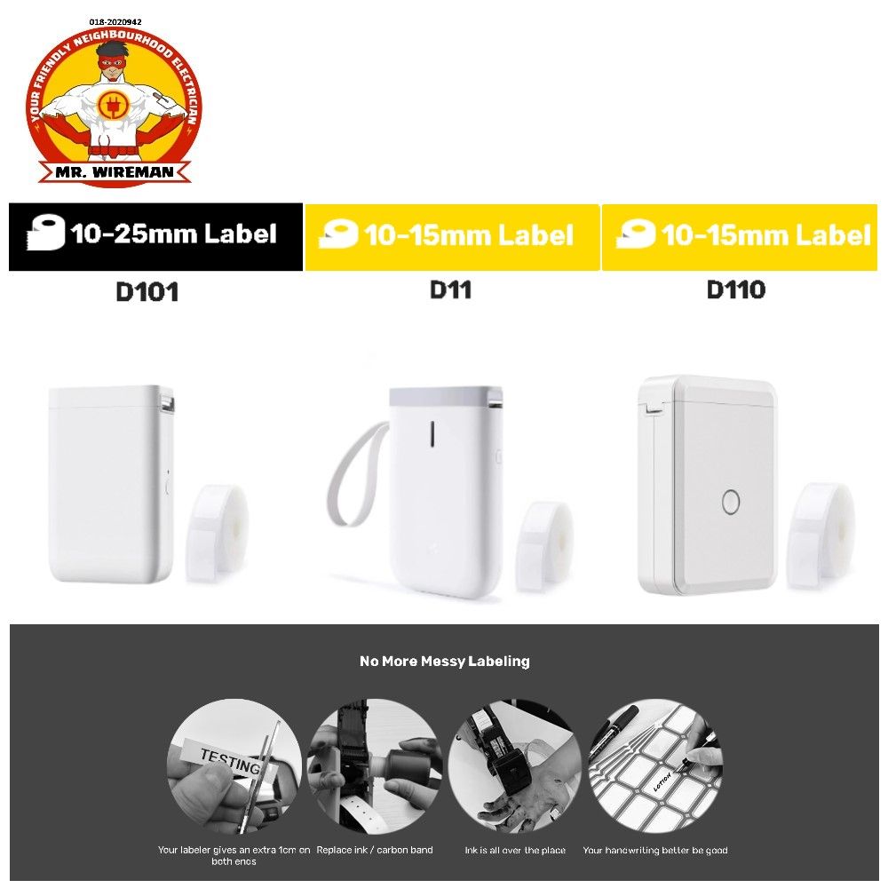 Niimbot Label Maker D101/D11/D110 (White)