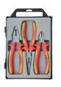 Temo 3Pc VDE Pliers Set