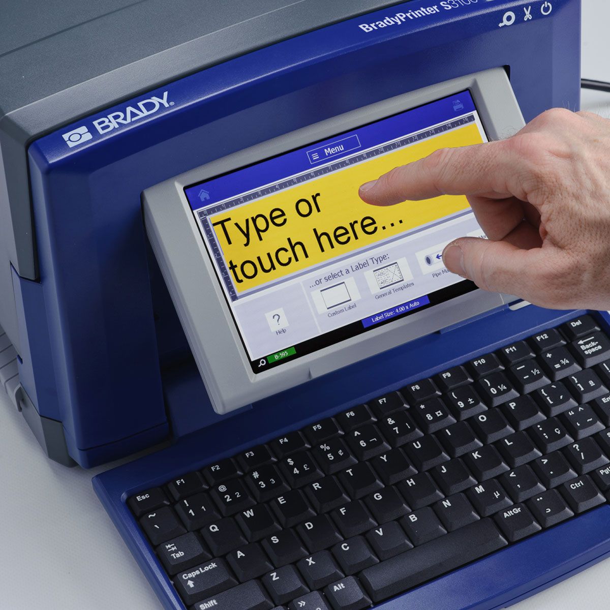 Brady Printer S3100 Sign and Label Printer with Workstation Safety and Facility ID Software