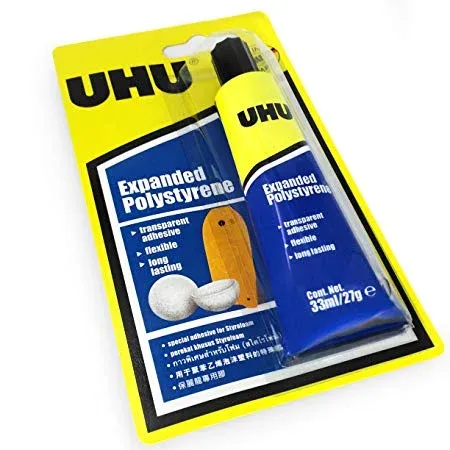 UHU Expanded Polystyrene ( 33ml )