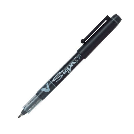 Pilot V Sign Pen Black