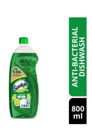 SUNLIGHT LIME DISHWASHING LIQUID 800ML