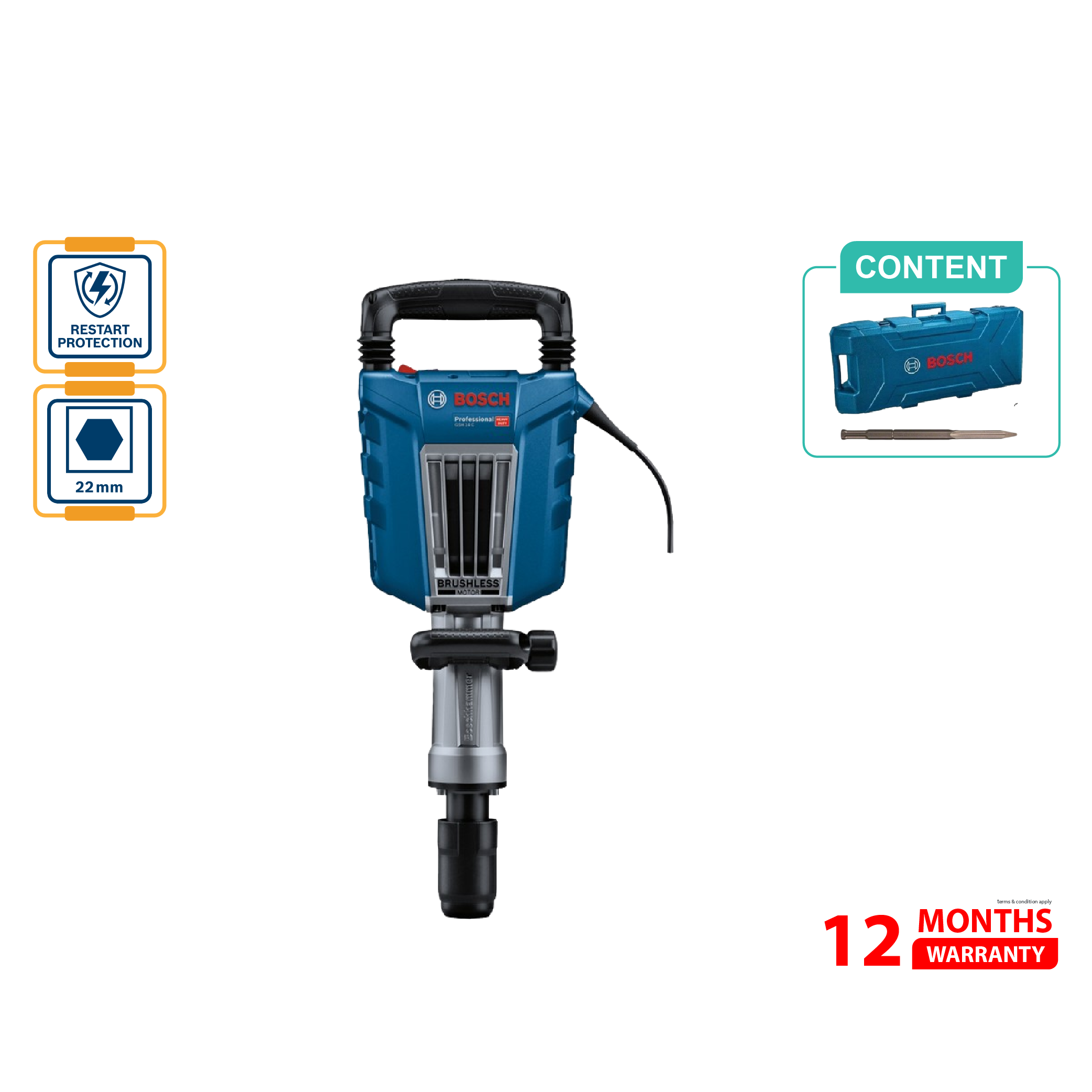 BOSCH GSH 14 C Professional Breaker 鈥�06113440L0