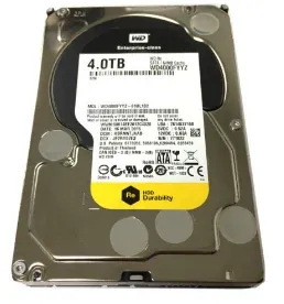 WESTERN DIGITAL 3.5 INCH RE4 4TB 7200RPM 128MB SATA III CAVIAR RAID EDITION WD4002FYYZ