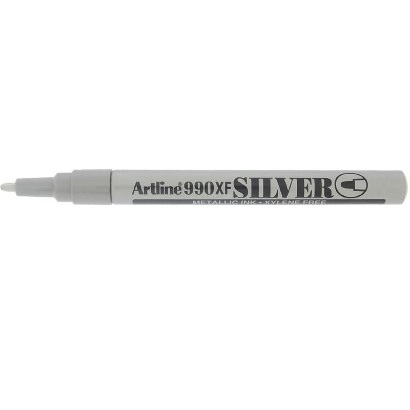 Artline Metallic Marker Silver 990XF