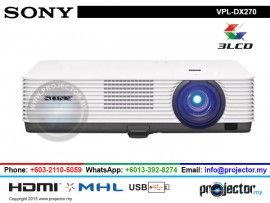 SONY VPL-DX270 XGA 3500 LUMENS 3LCD PROJECTOR
