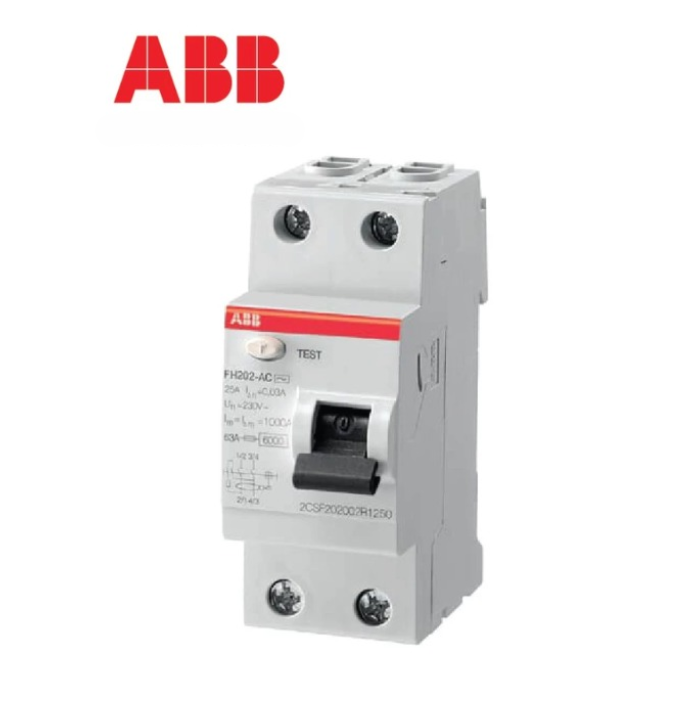 ABB RCCB/ELCB FH202 AC-63/0.3 (300MA) / 2 POLE (2P)