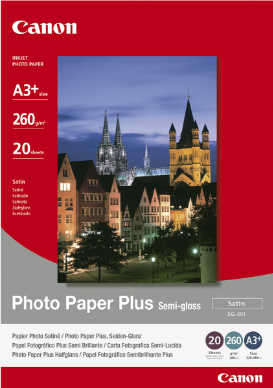 CANON Photo Paper Plus Semi-Glossy (260g/m2) SG-201 A3+(20 sheets)