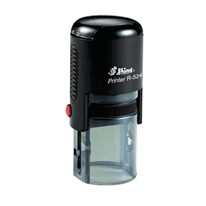 SHINY R524/R524D SELF INKING RUBBER STAMP WITH RUBBER(ROUND)  32MM