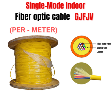 SINGLE-MODE INDOOR FIBER OPTIC CABLE 12 CORE GJFJV OFC401 (1 METER)