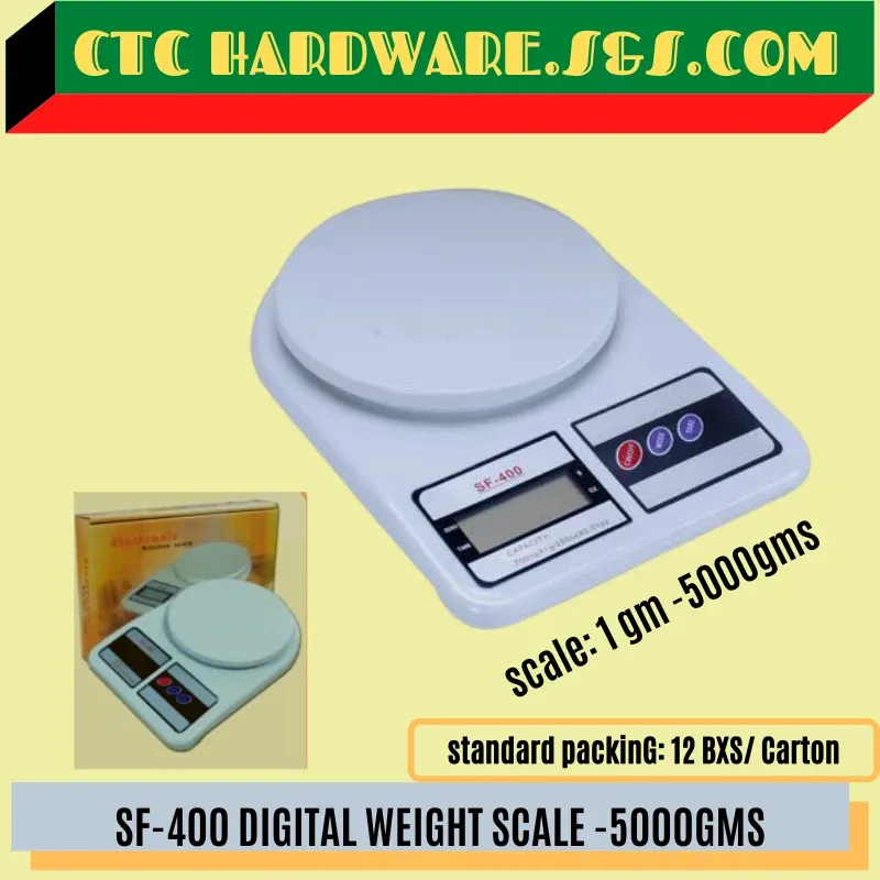 SF-400 DIGITAL WEIGHT SCALE (1g to 5000g)