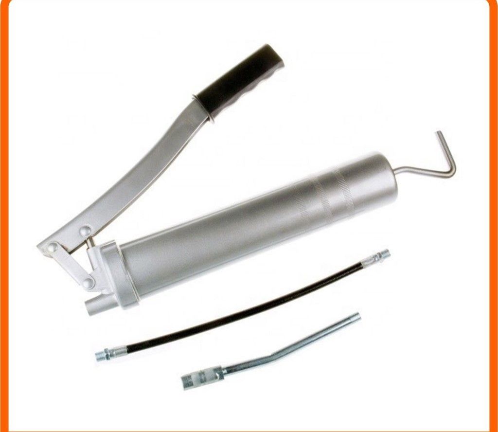 Manual Grease Gun Hand Lever Pump Flexible Hose Germany Standard 400cc