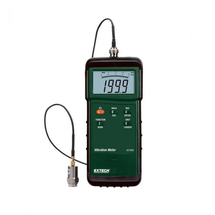Extech Vibration Mtr/HD W/Displacement Function 407860
