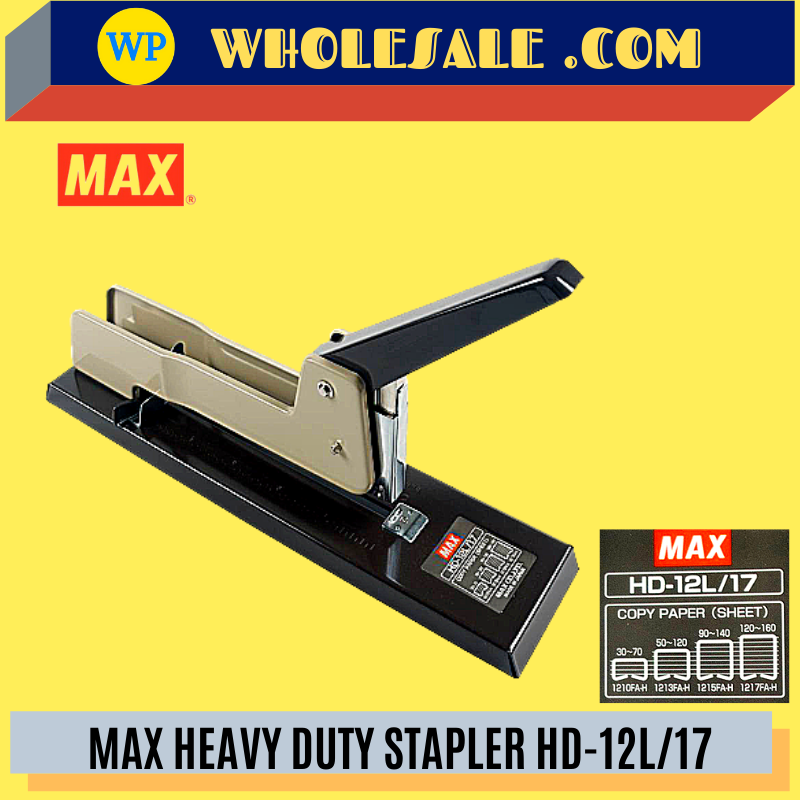MAX HEAVY DUTY STAPLER HD-12L/17 / Max / Heavy Duty Stapler / HD-12L/17 / Max Stapler / Max Heavy Duty Stapler HD-12L/17