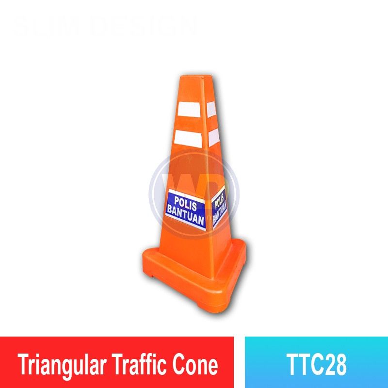 TRAFFIC CONE 28" POLIS BANTUAN