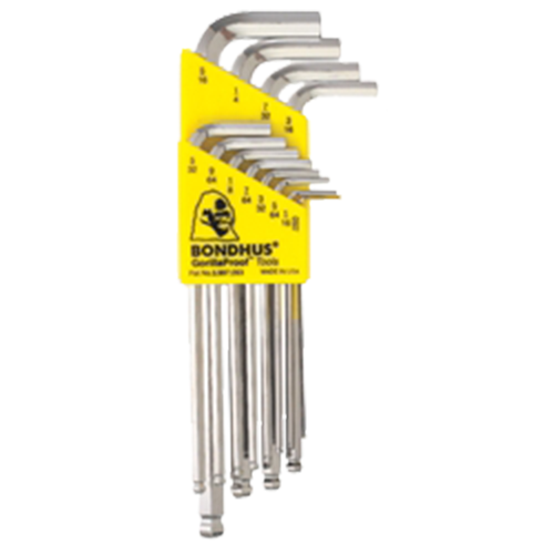 BONDHUS Ballpoint Hex Key L-Wrench (Set) - Colour