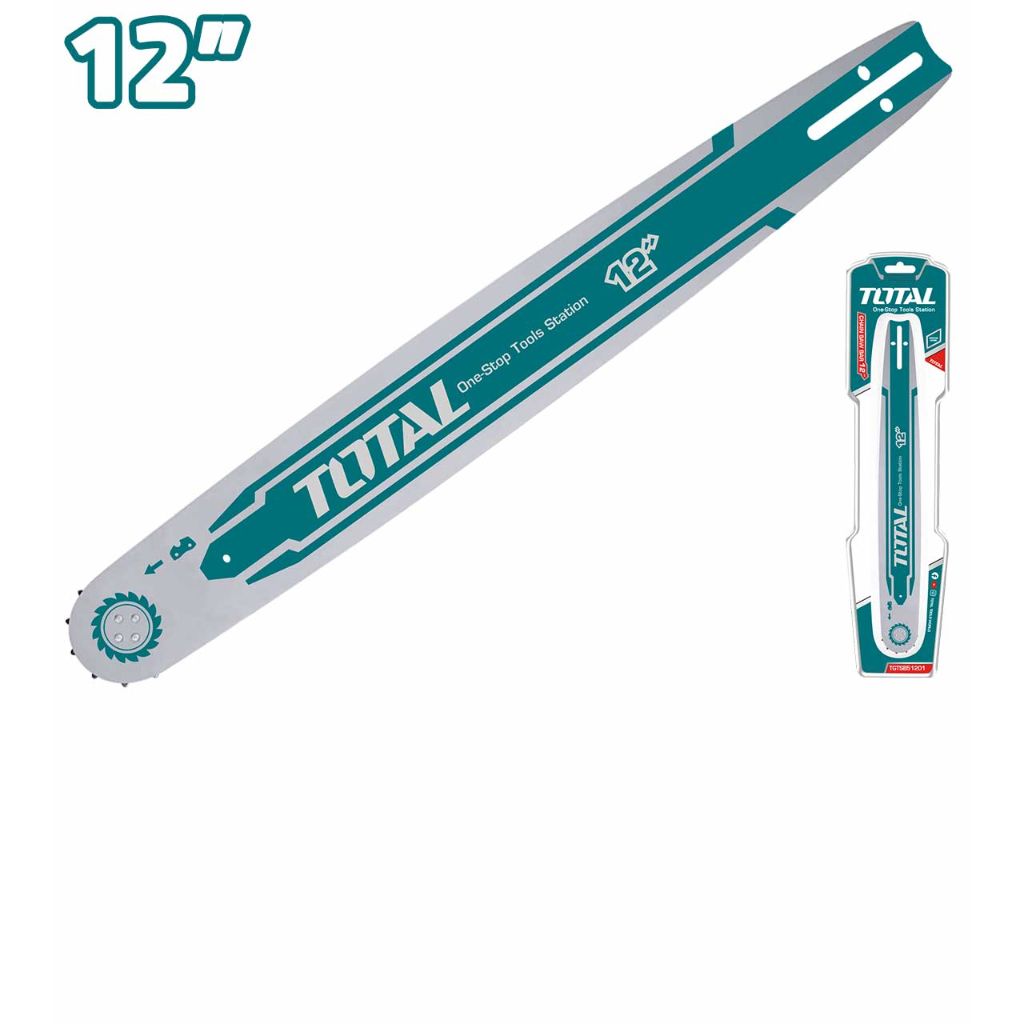TOTAL CHAIN SAW BAR FOR LI-ION CHAIN SAW REPLACEMENT PART (12") TGSLI2001/TGSLI20128/TGSLI201286 - (TGTSB51201)