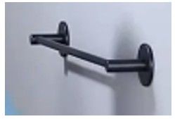 QP Aluminium Alloy Single Towel Bar Rack Holder 50cm20.9