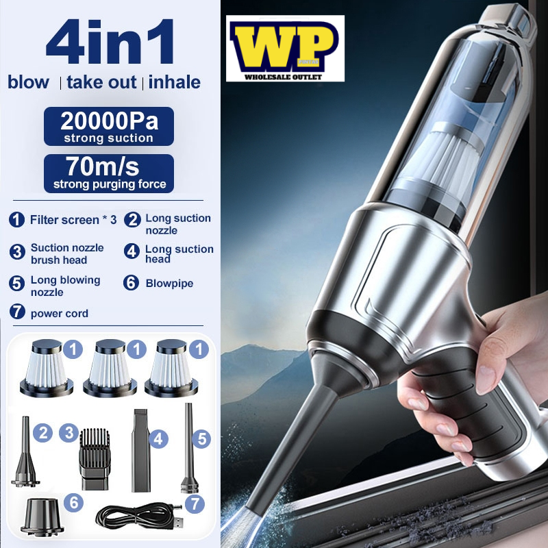 OK GIFT & SOUVENIRS: Cordless Vacuum Cleaner 20000Pa Air Duster 60000RPM Blower Wireless Vacuum Cleaner Car Vacuum Cleaner