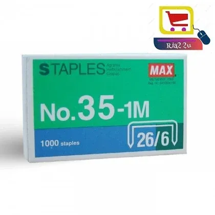 MAX STAPLES NO.35-1M / 35-1 / STAPLES / MAX STAPLES RTSB