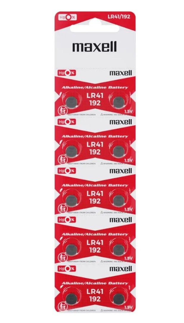 Maxell Micro Alkaline Battery (10pcs pack) LR41