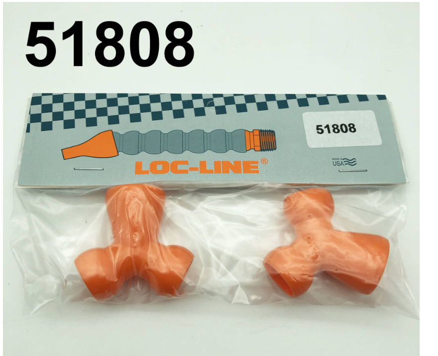 LOCLINE 51808 MODULAR HOSE - 1/2" Y FITTING - PACK OF 2